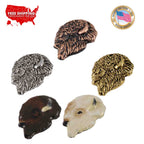 Buffalo Head Pin M030