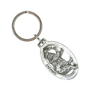 Grizzly Bear with Salmon Keychain M036KC