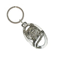 Grizzly Bear Head with Salmon Keychain M037KC