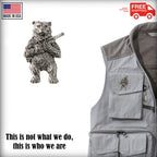 Bear With Gun Pin M039PR