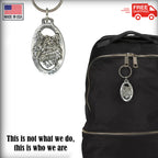 Wolf Head Keychain M041KC