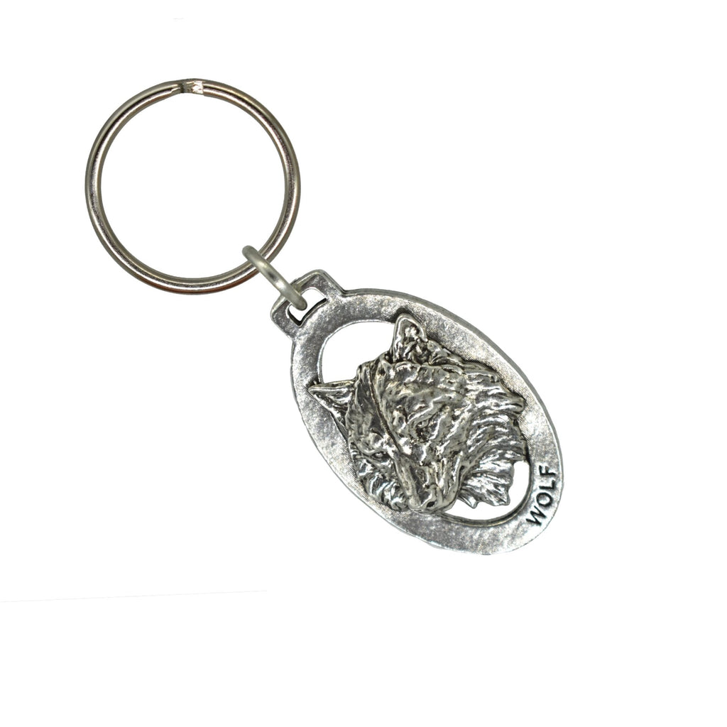 Wolf Head Keychain M041KC