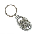 Wolf Head Keychain M041KC