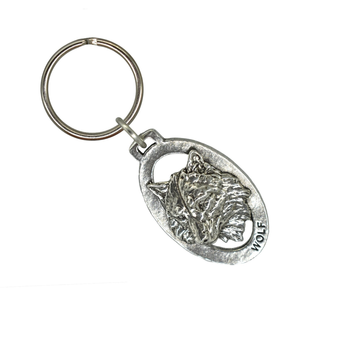 Wolf Head Keychain M041KC