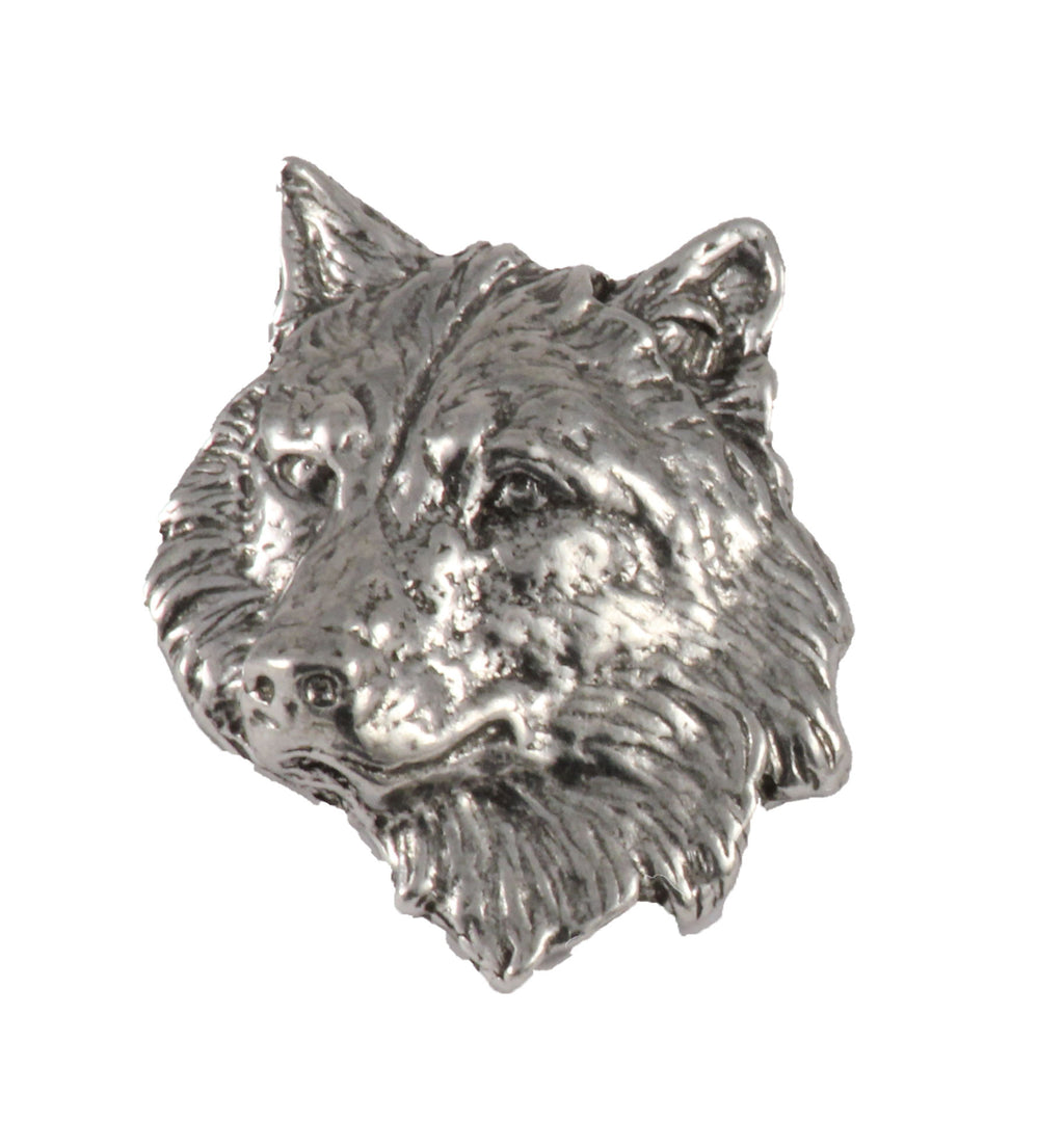 Wolf Head Pin M041