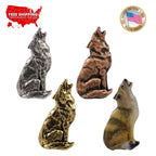 Wolf Howling Pin M042