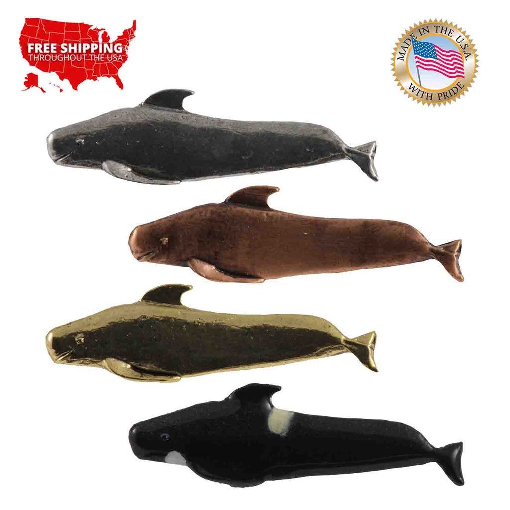 Pilot Whale Pin M070