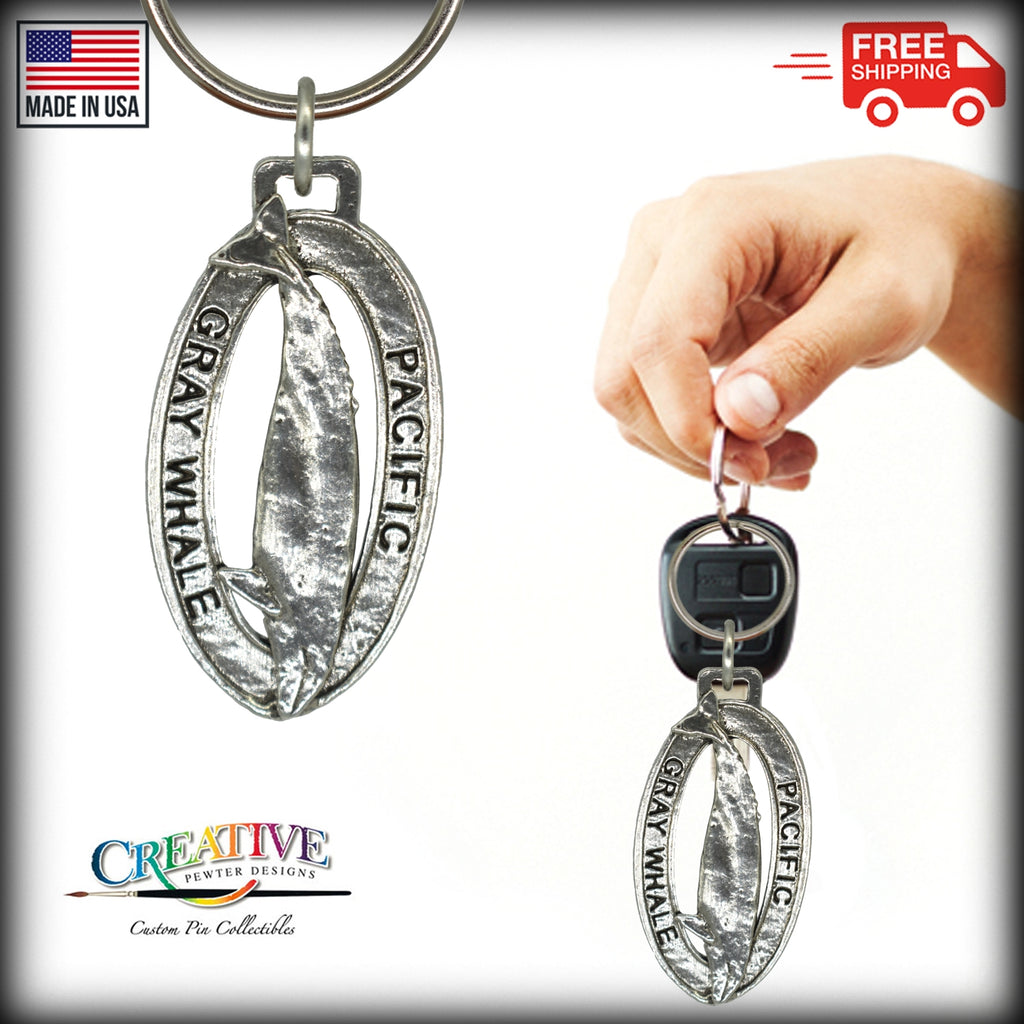 Grey Whale Keychain M080KC