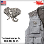 Elephant Head Premium Pin M091PR