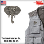 Elephant Head Pin M091
