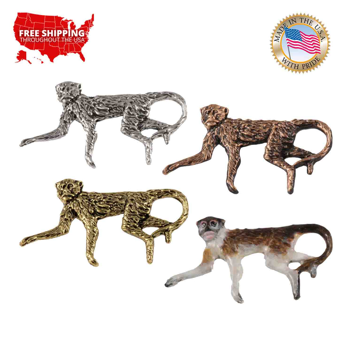 Patas Monkey Pin M099