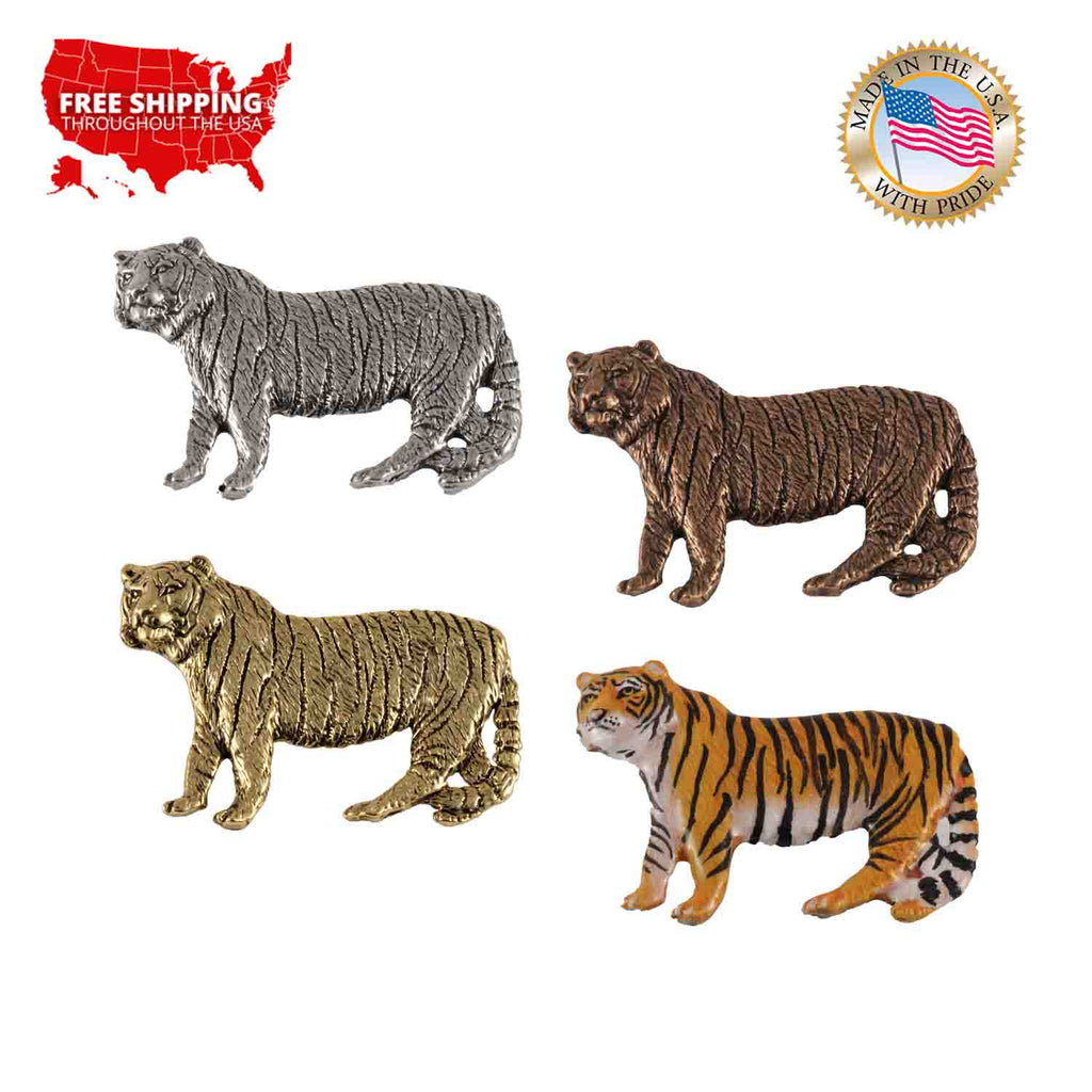 Tiger Stalking Body Premium Pin M110PR