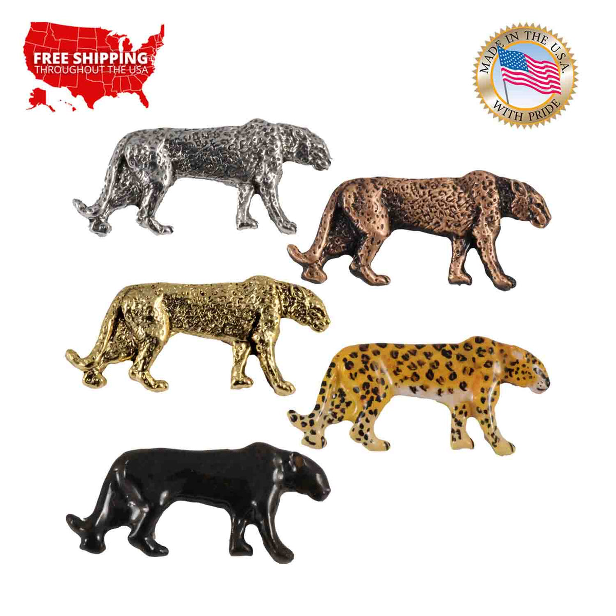 Leopard Body Pin M112F