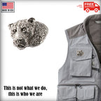 Leopard Head Premium Pin M112PR