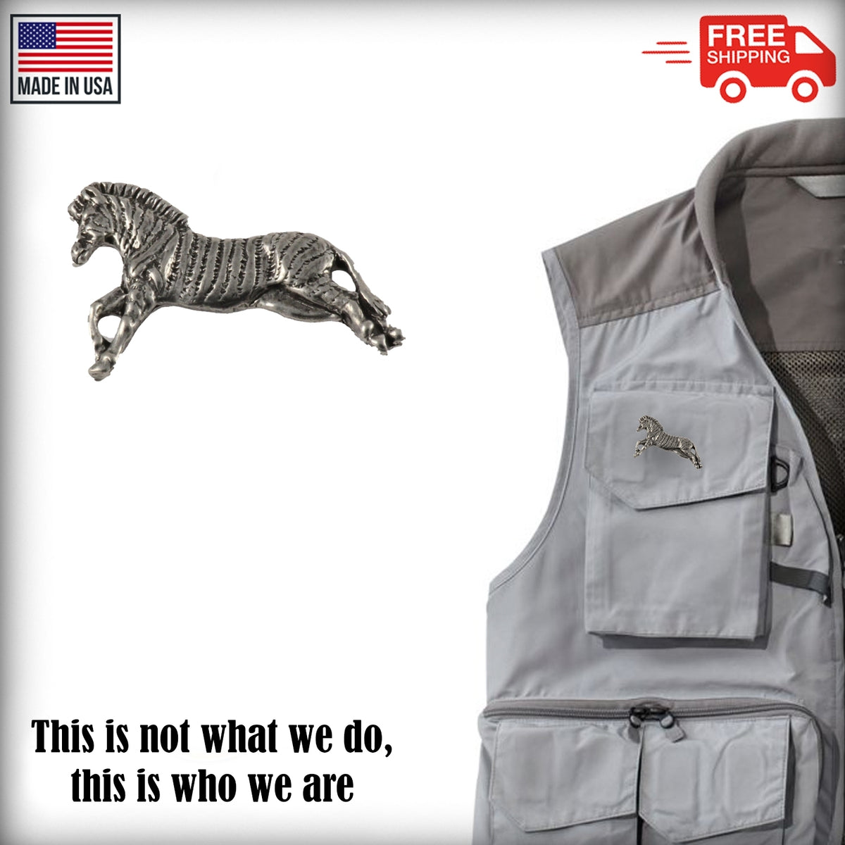 Zebra Body Pin M113F