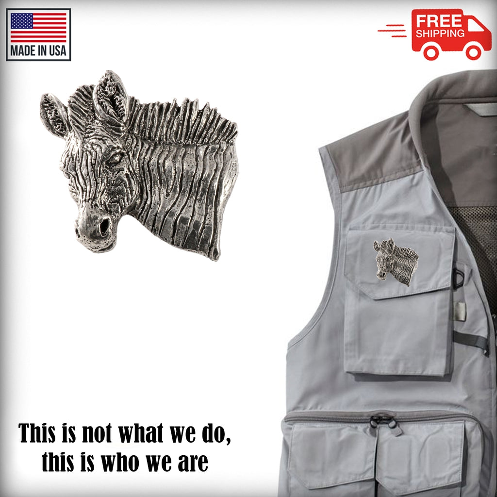Zebra Head Premium Pin M113PR