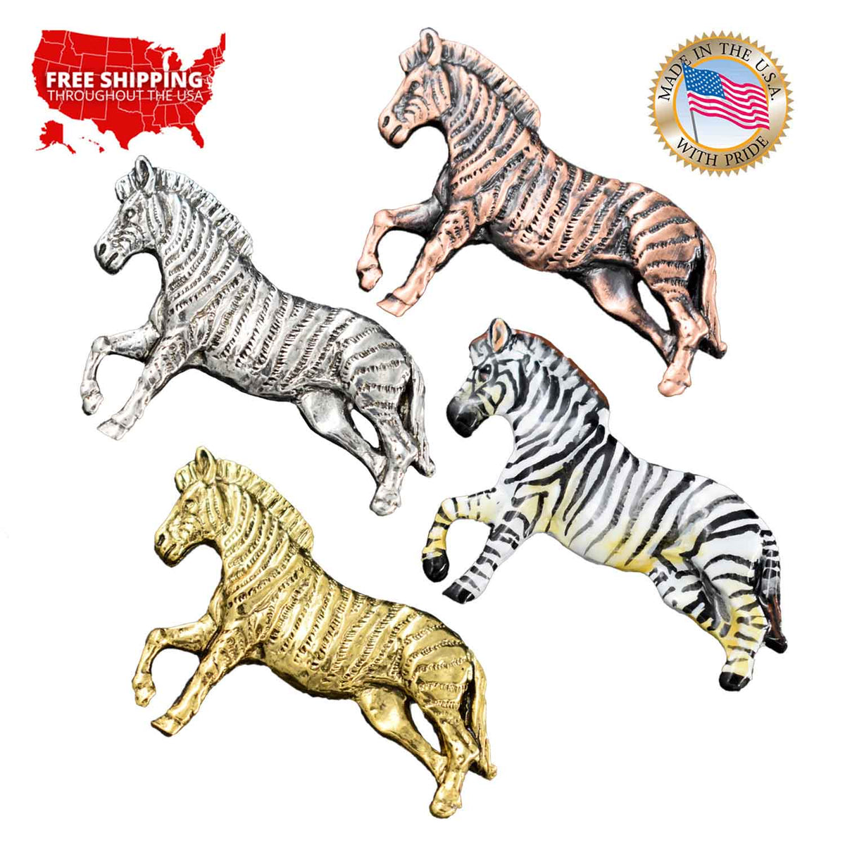 Zebra Body Large Pin M114