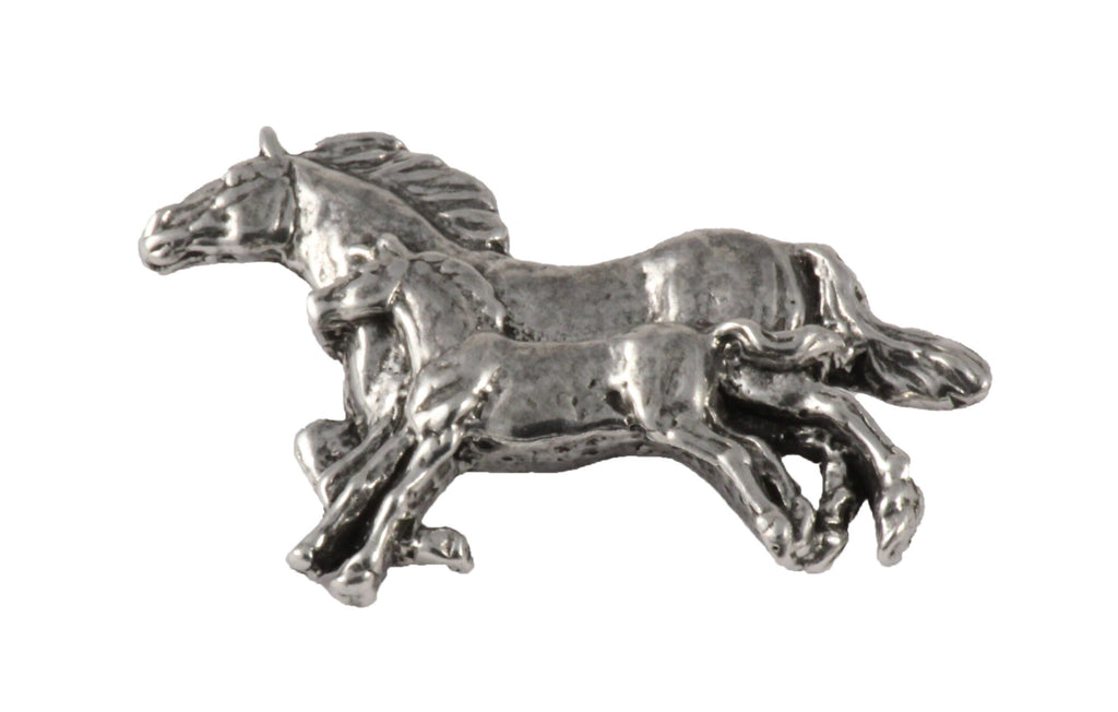Horse With Colt Pin M134