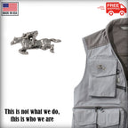 Horse Jumping With Rider Pin M136