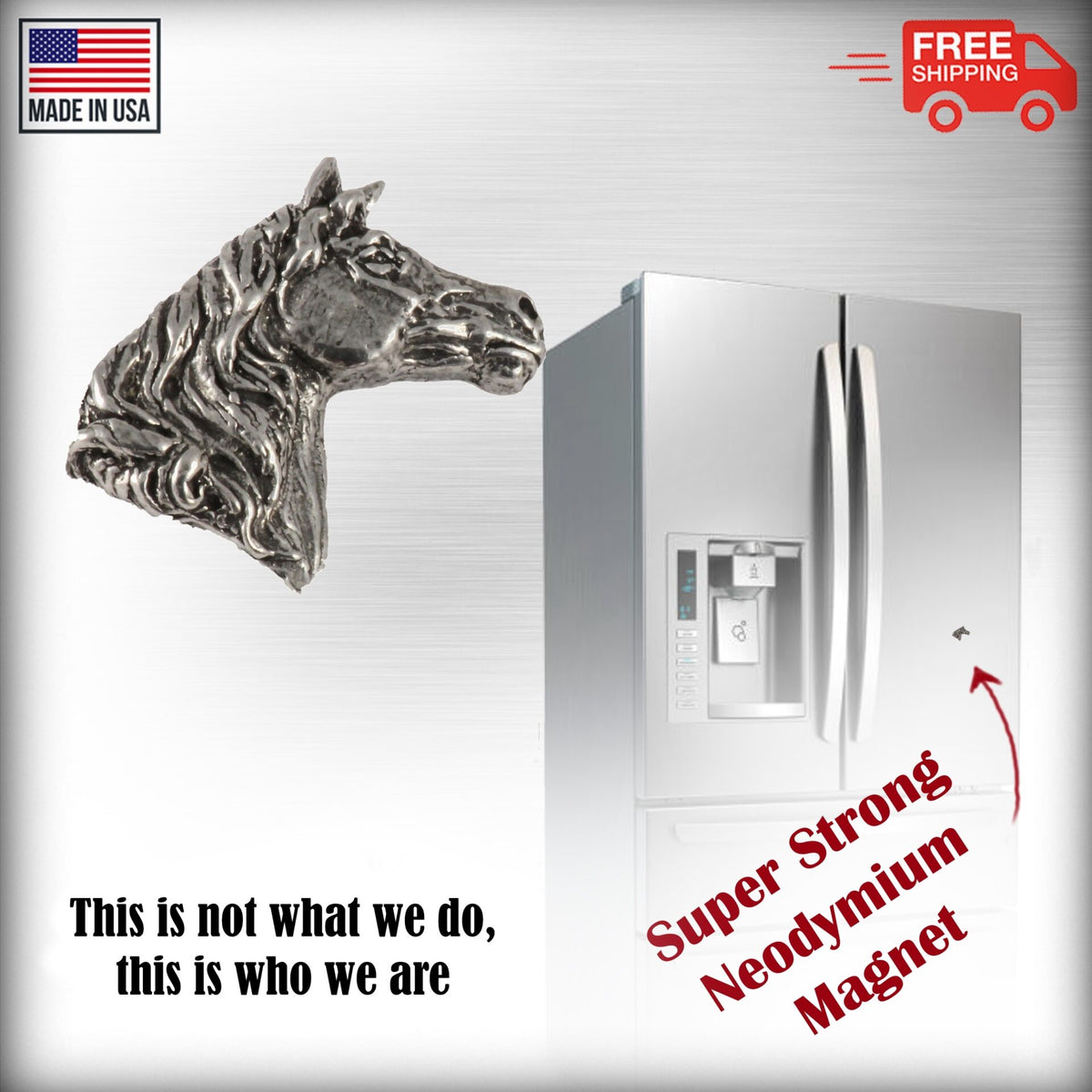 Arabian Stallion Head Magnet M140