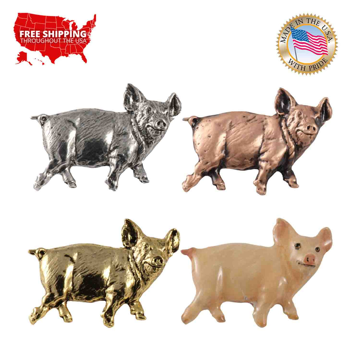 Domestic Pig Pin M192
