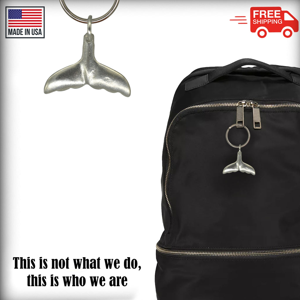 Whale Tail Keychain M640KC