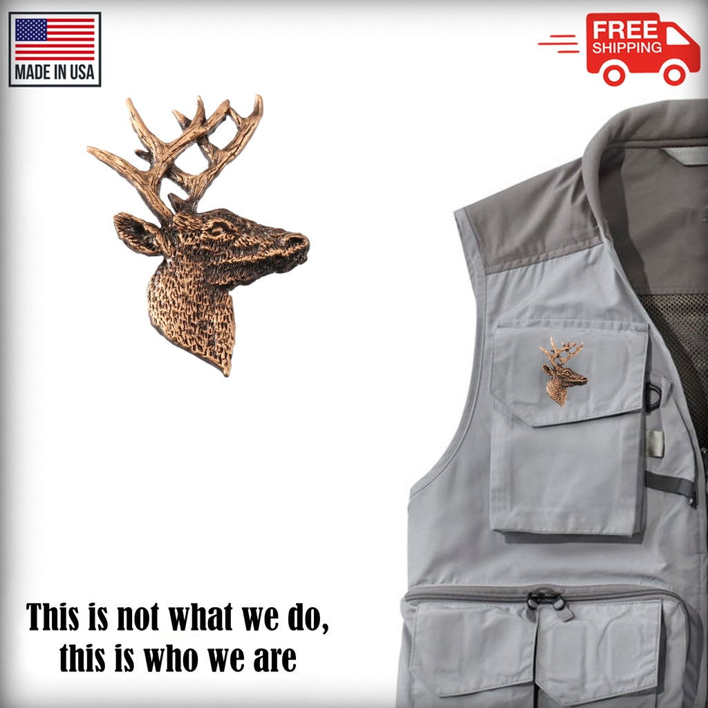 Whitetail Deer Premium Pin M007PR