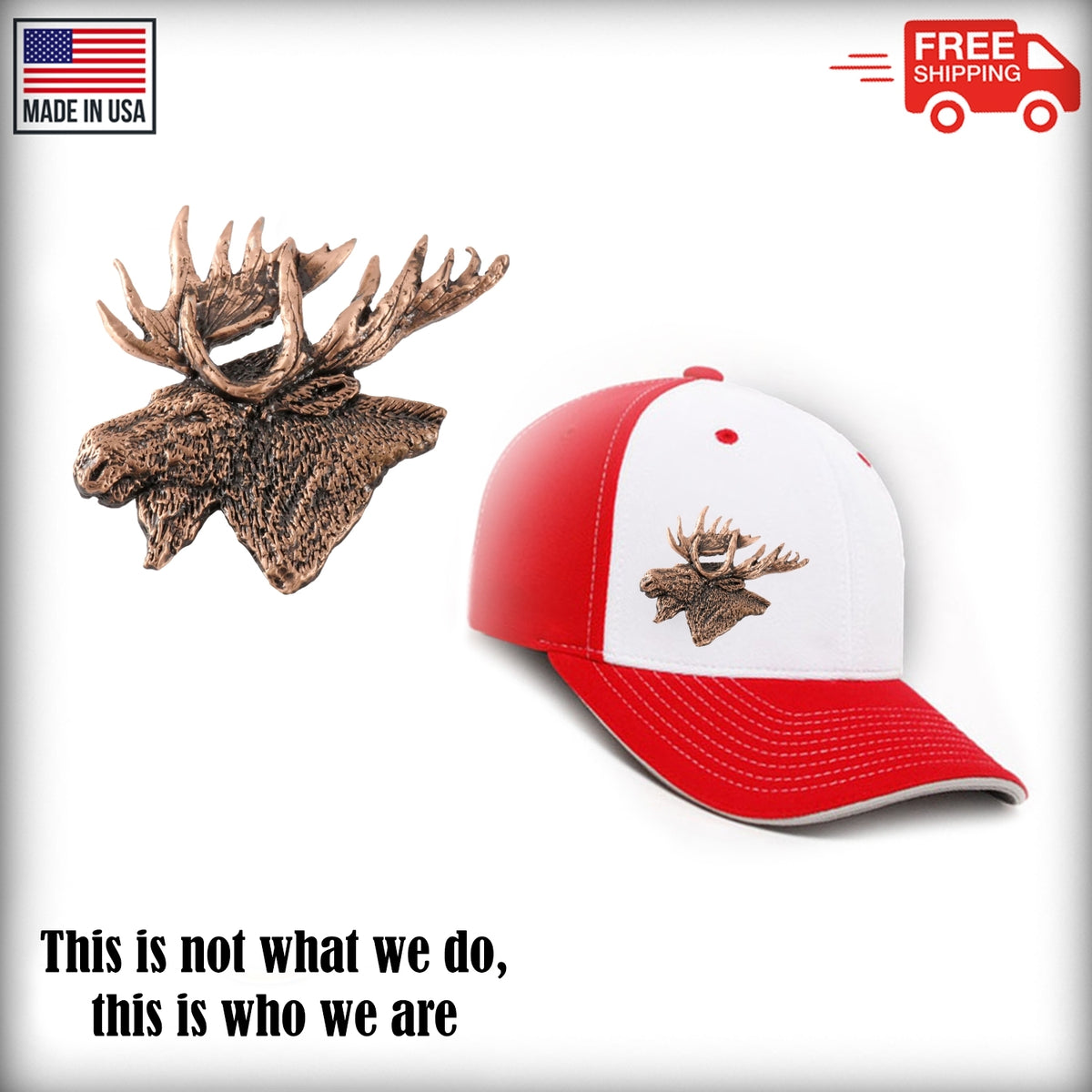 Moose Head Premium Pin M016PR