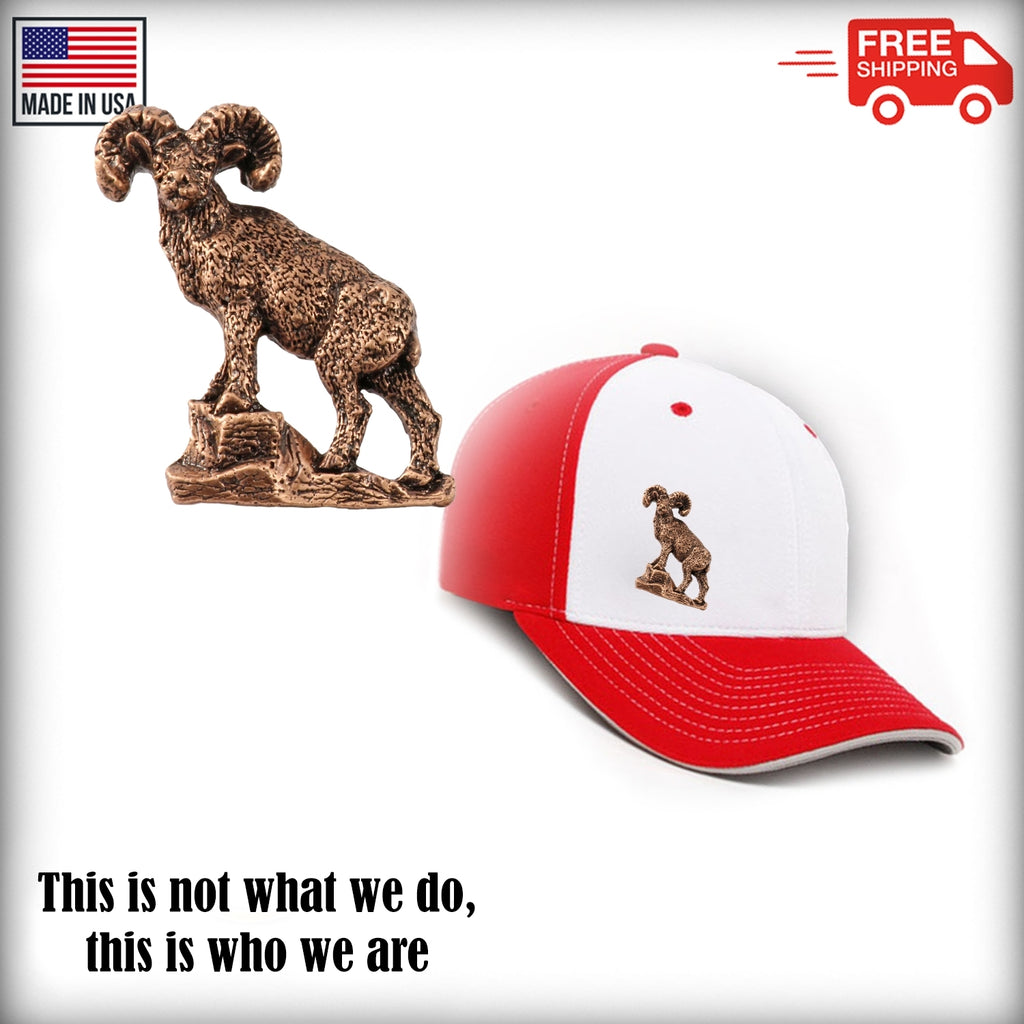 Bighorn Sheep Body Premium Pin M027PR