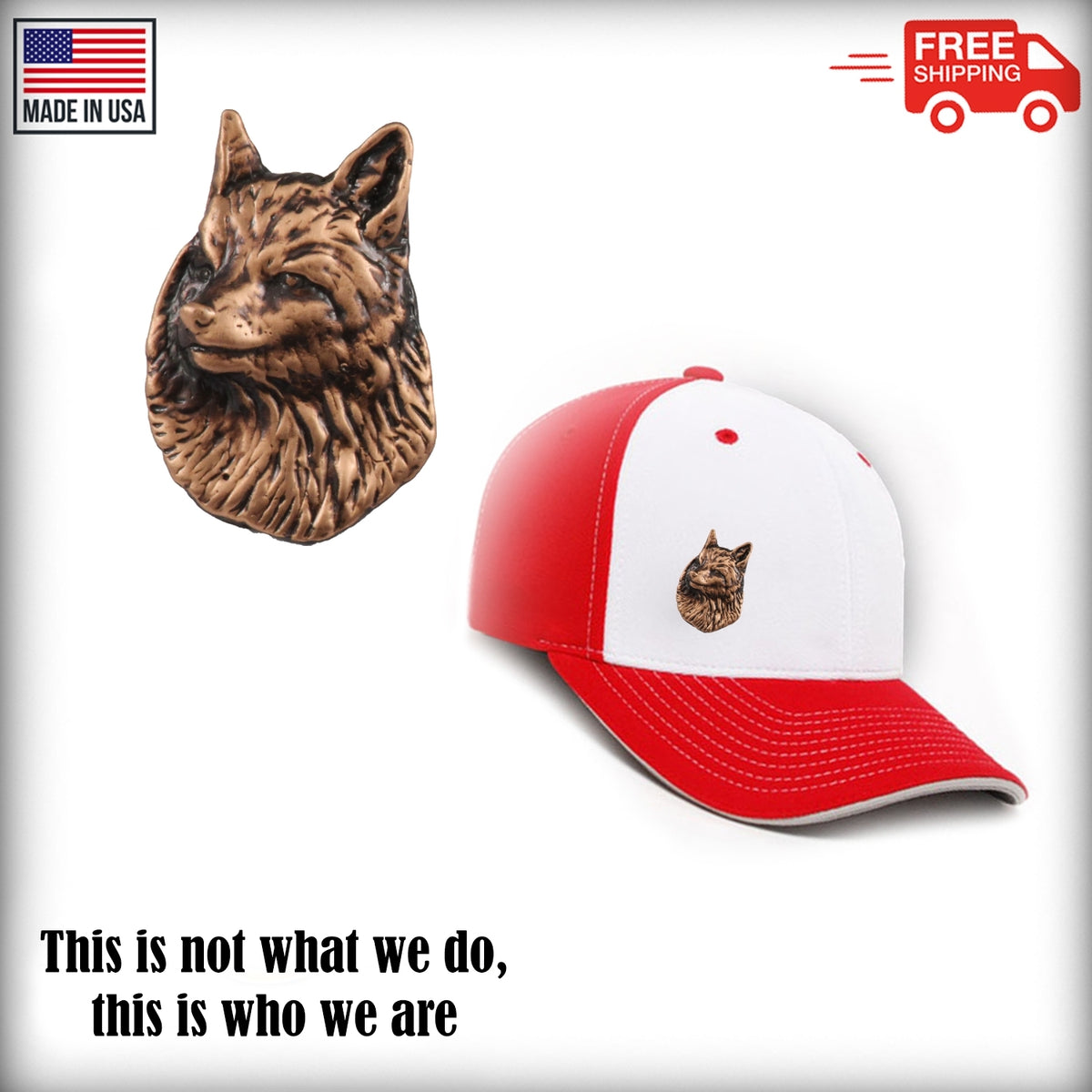 Fox Head Pin M044