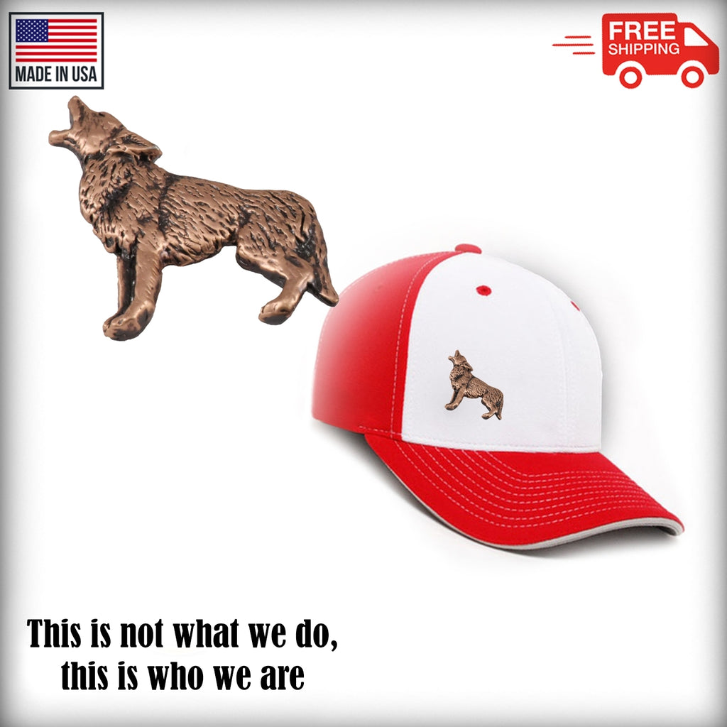 Coyote Howling Body Pin M046