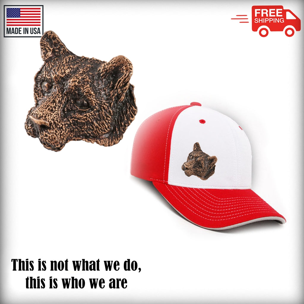 Mountain Lion Cougar Head Premium Pin M047PR