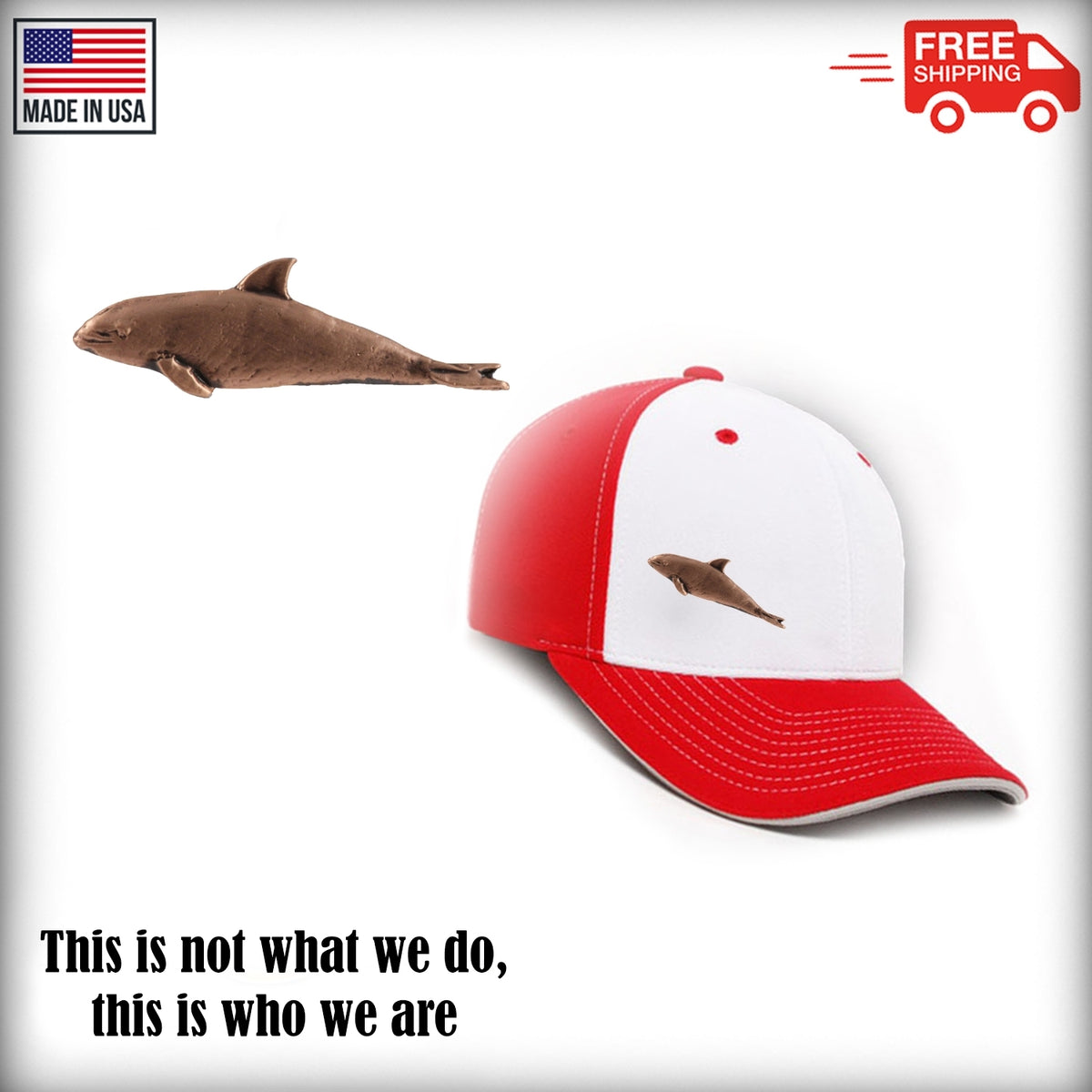 Pacific Whitesided Dolphin Pin M064