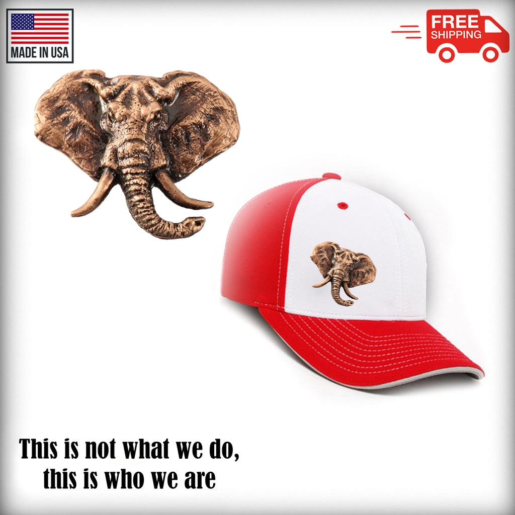 Elephant Head Premium Pin M091PR
