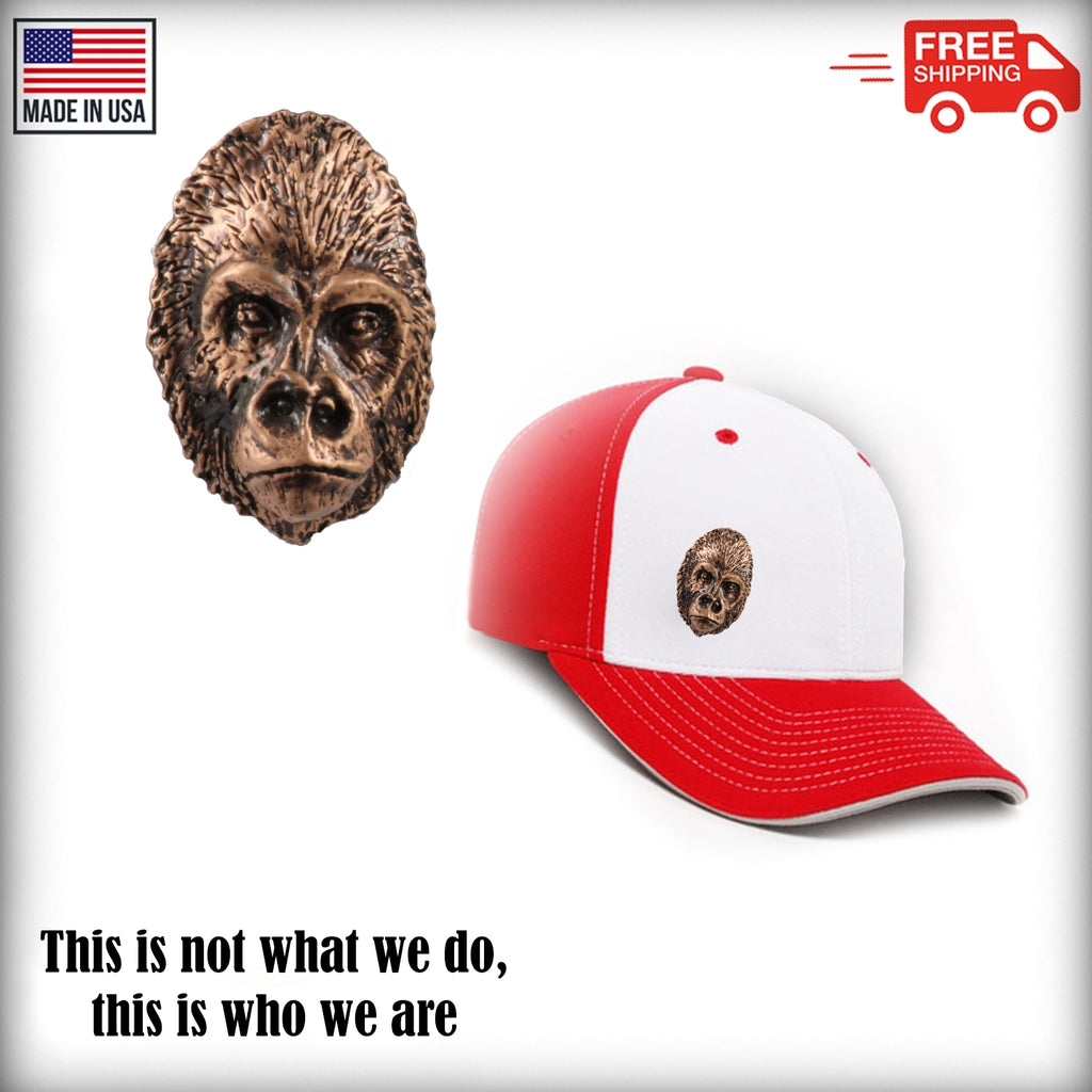 Gorilla Head Pin M095