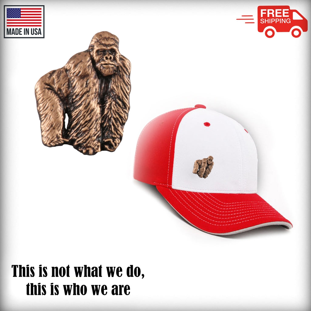 Silverback Gorilla Body Pin M096F