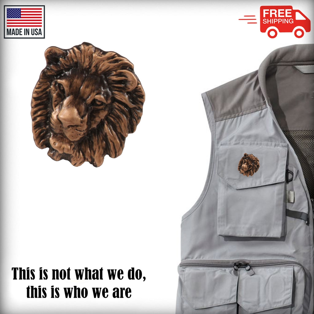 Lion Head Pin M102