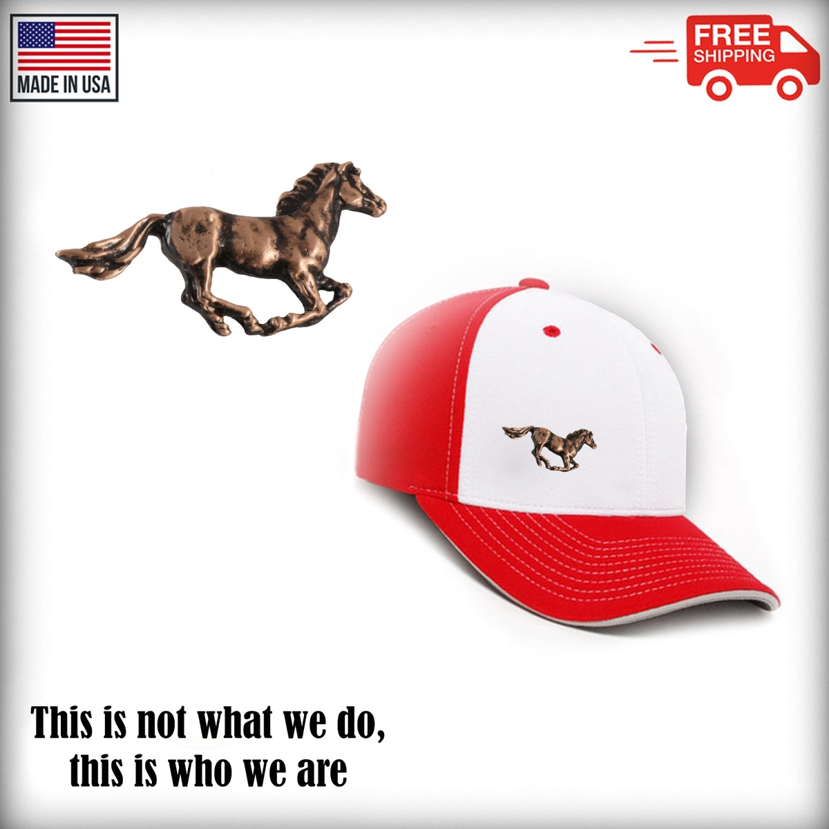 Horse Galloping Pin M132
