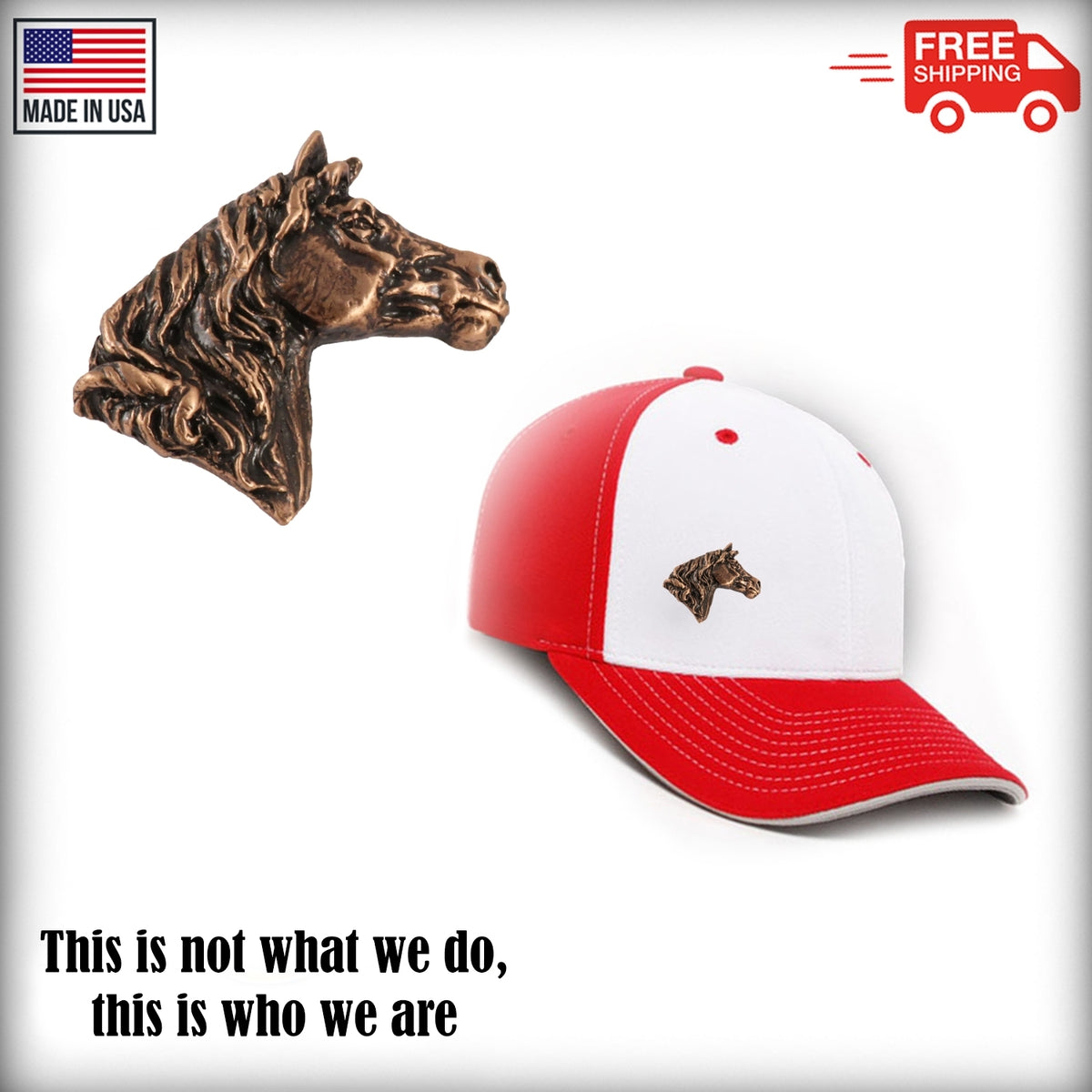 Arabian Stallion Head Magnet M140