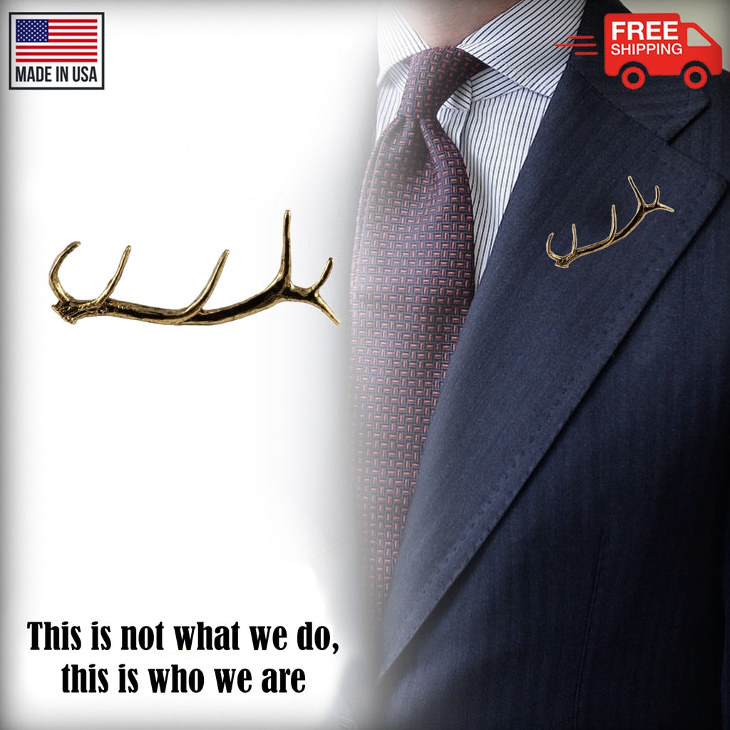 Elk Antler Shed Pin M004