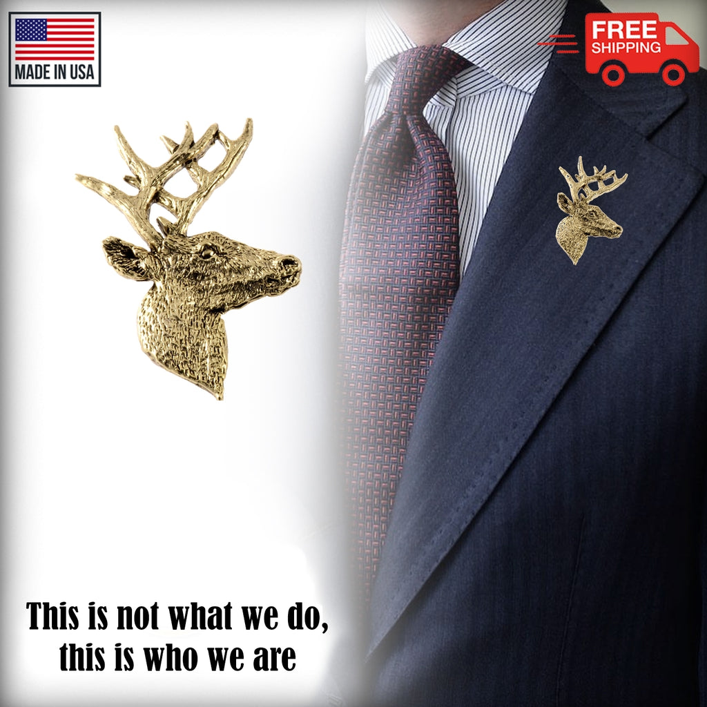 Whitetail Deer Premium Pin M007PR