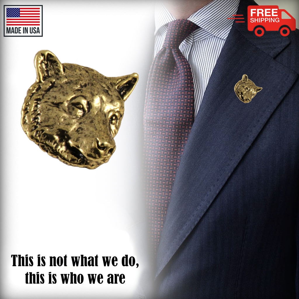 Black Bear Head Pin M032