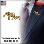 Elephant With Baby Pin M091B