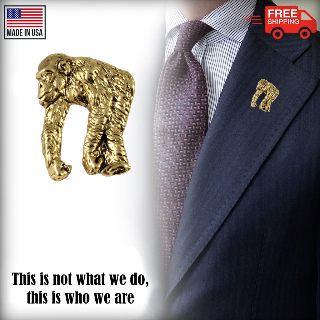 Chimpanzee Pin M098