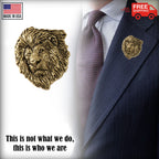 Lion Head Premium Pin M102PR