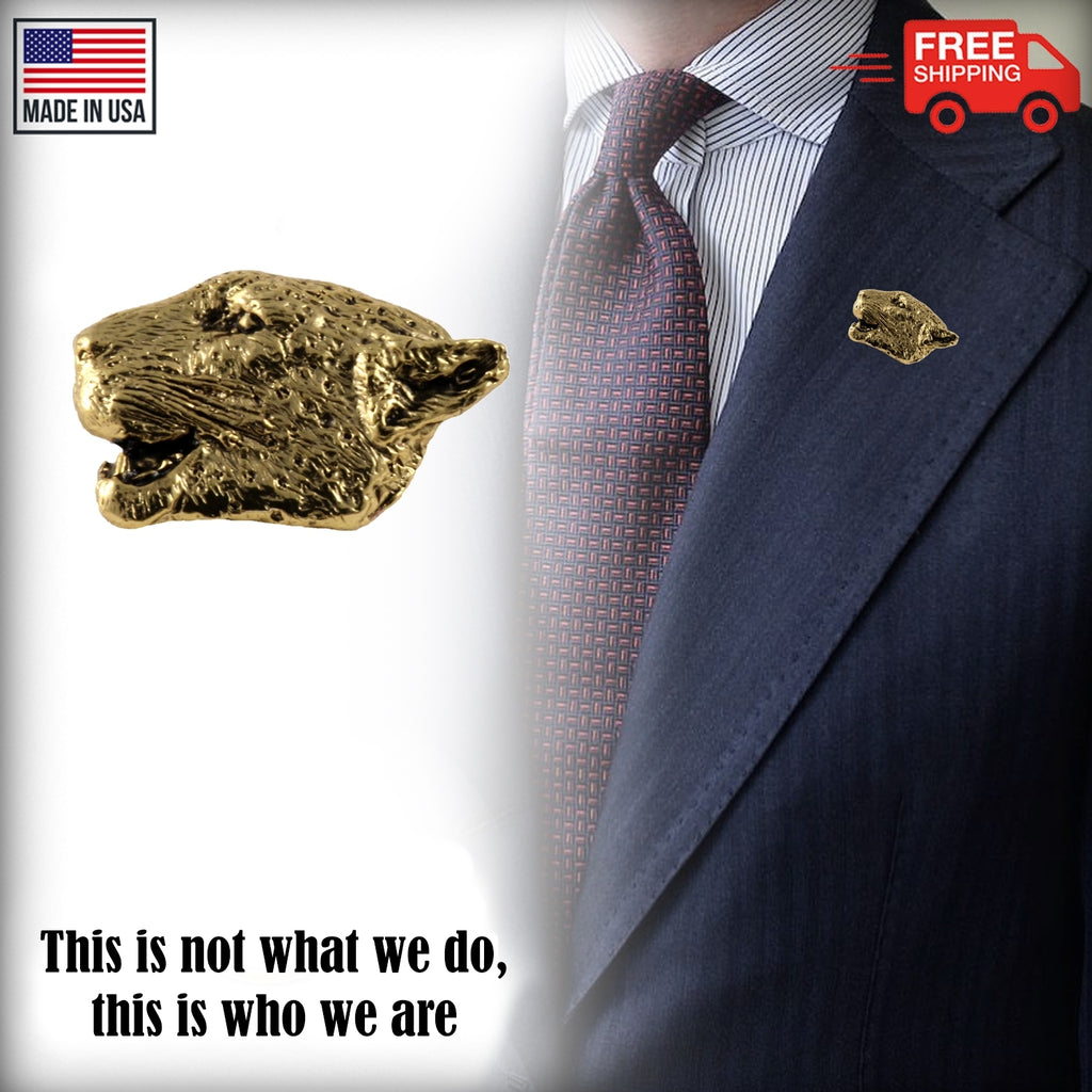 Leopard Head Pin M112