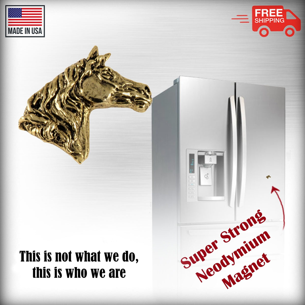 Arabian Stallion Head Magnet M140
