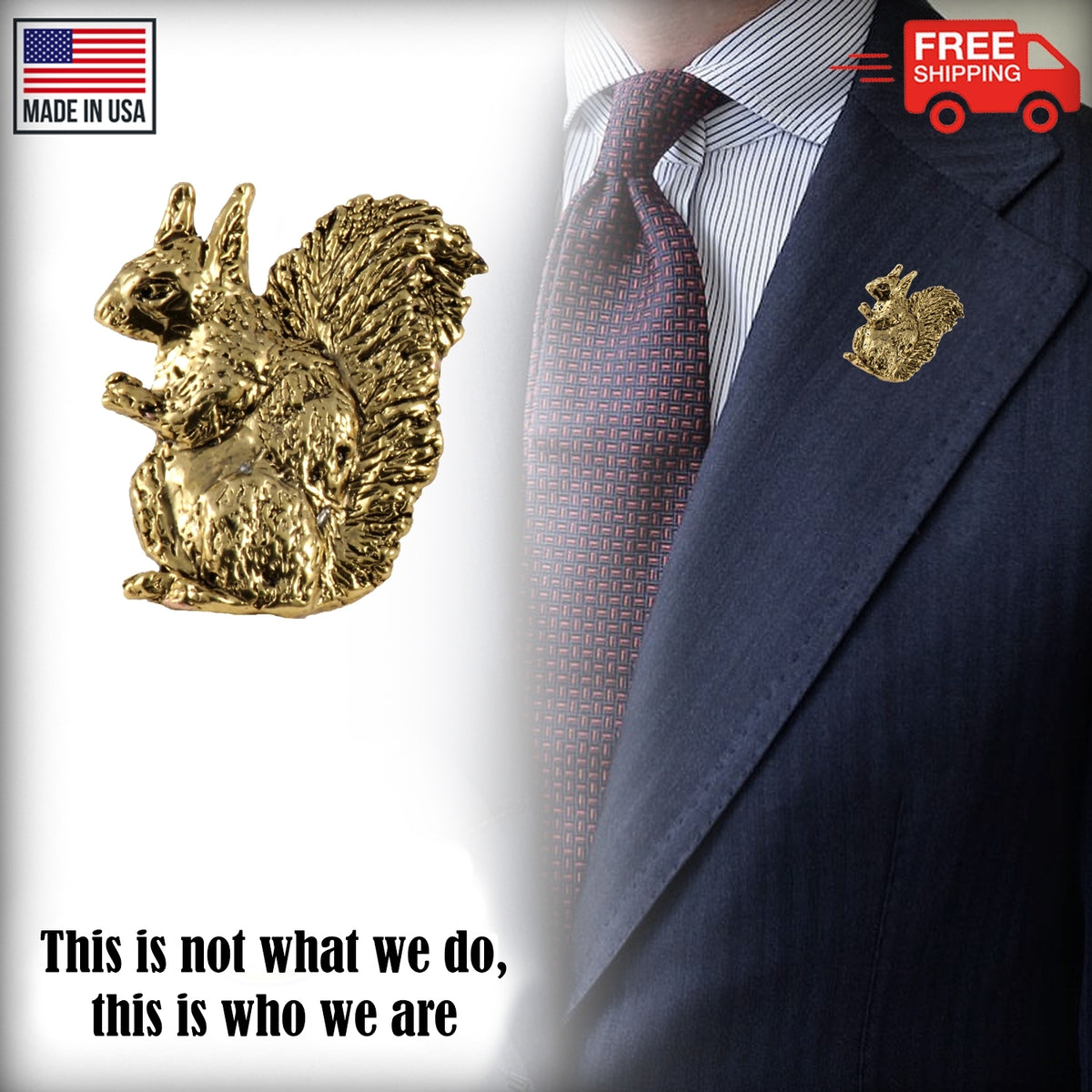 Alberts Squirrel Pin M185