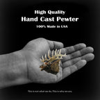 Elk Head Bugling Large Premium Pin M001PR