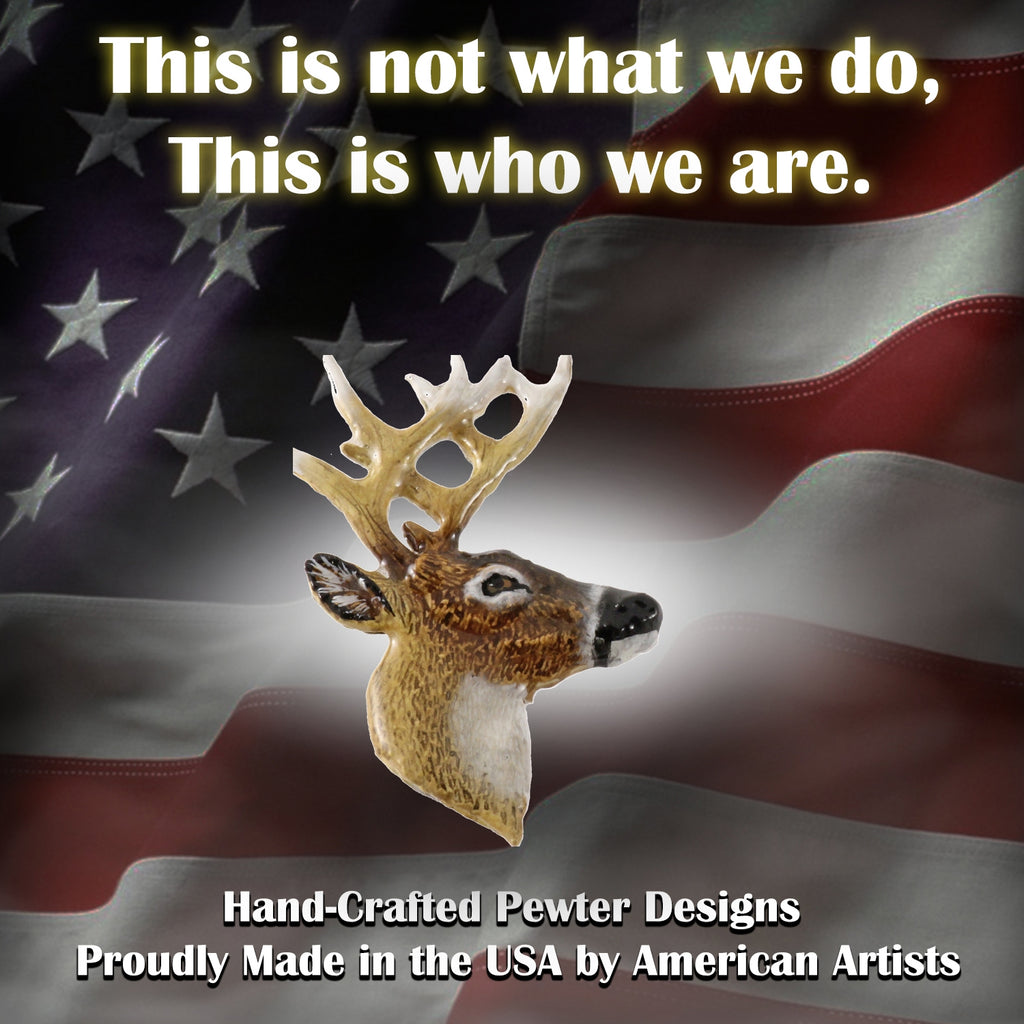 Whitetail Deer Premium Pin M007PR